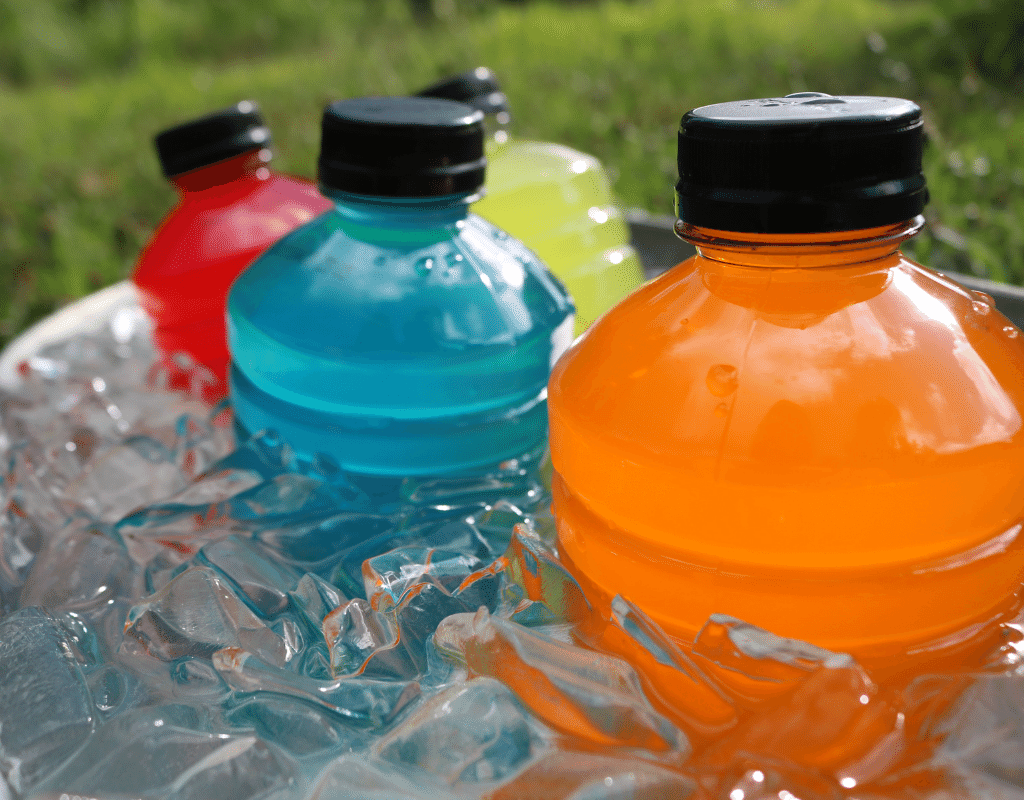 Sports drinks are hypertonic solutions.