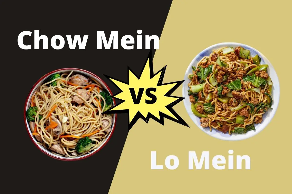 Difference between chow mein and lo mein