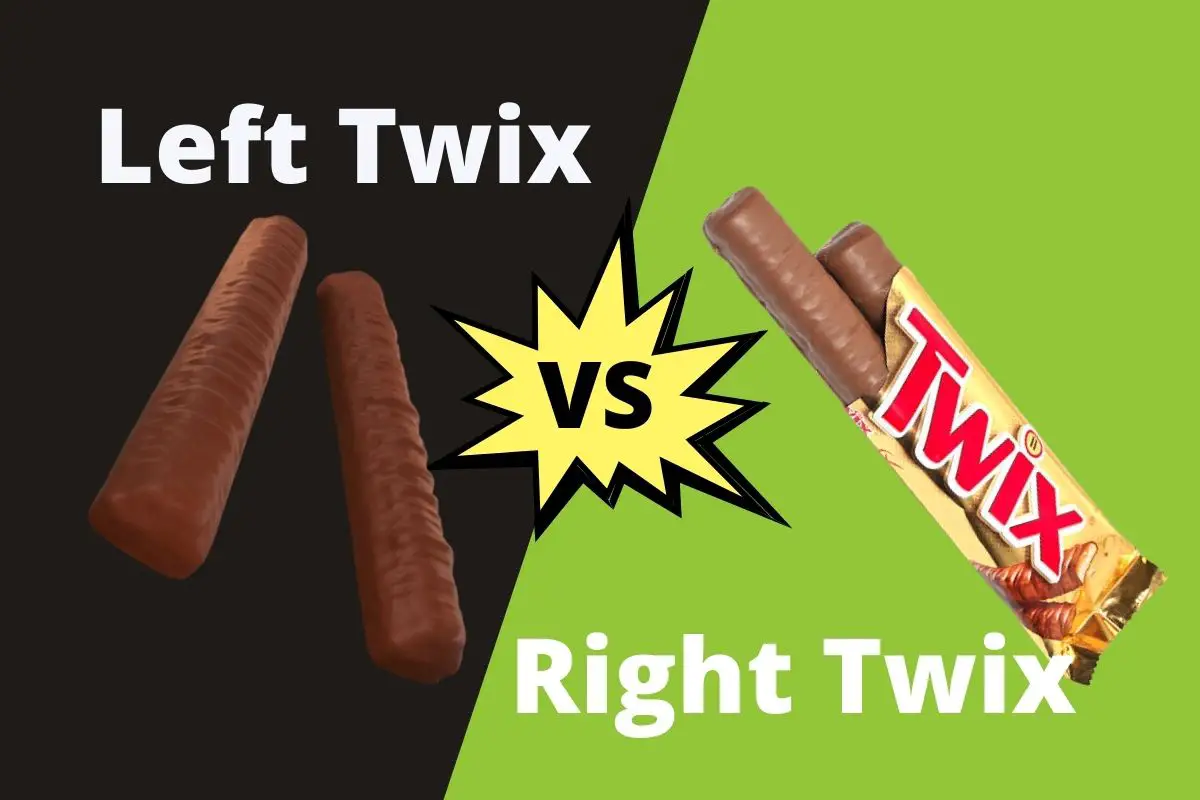 Whats the difference between left and right Twix?