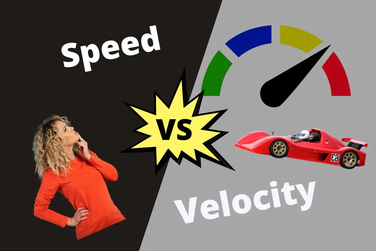 What is the difference between soeed and velocity?